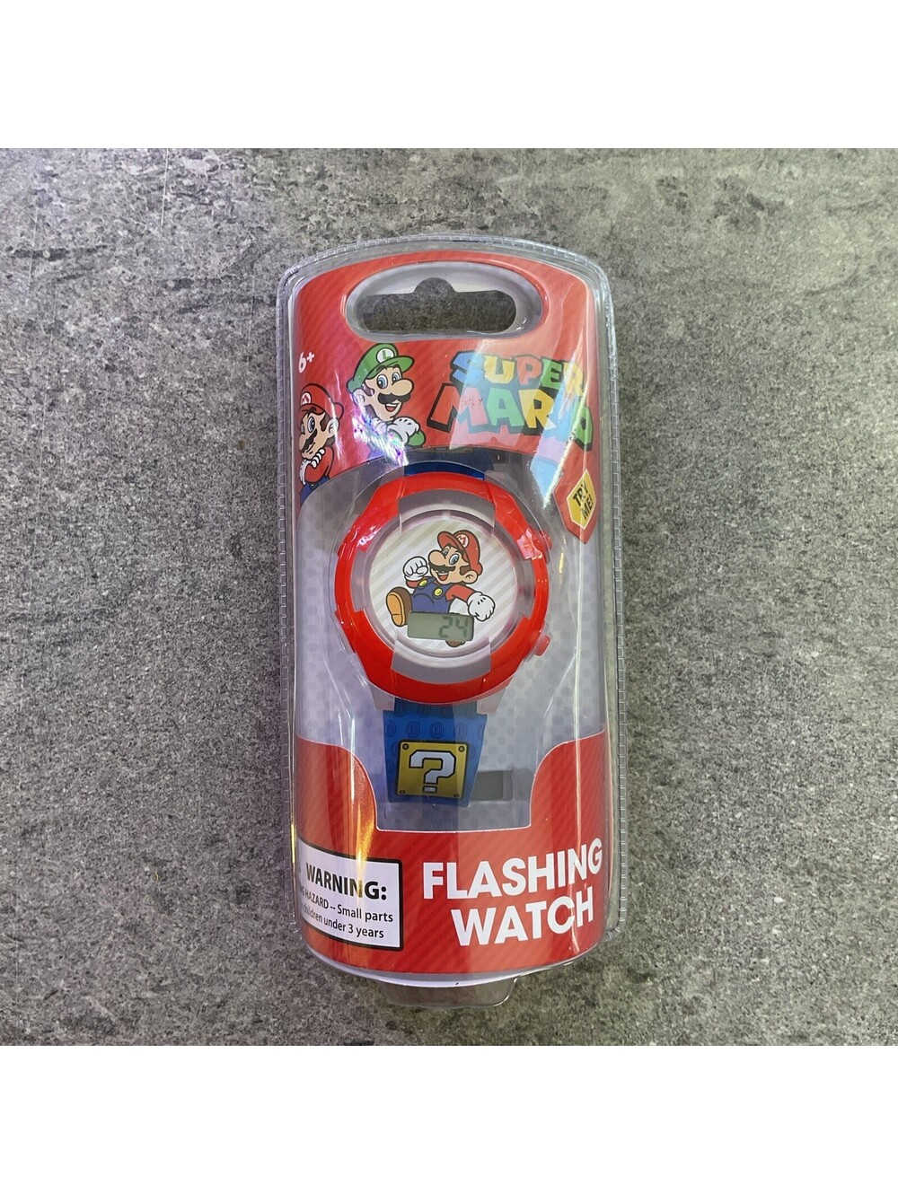 Accutime Super Mario Light-Up Digital Watch: Time for Adventures! Ages 3+ S2